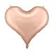 BALLON ALU COEUR ROSE GOLD 61X53CM
