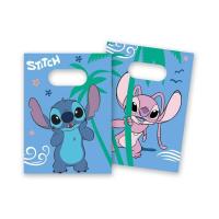 SAC CADEAU PAPIER STITCH X4 (16x22cm)