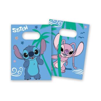 SAC CADEAU PAPIER STITCH X4 (16x22cm)