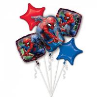 BOUQUET DE 5 BALLONS SPIDERMAN