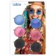 SET LUNETTES 3 COULEURS HIPPIE JOHN