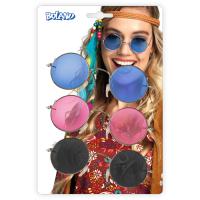 SET LUNETTES 3 COULEURS HIPPIE JOHN