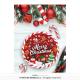 ASSIETTES CARTON MERRY CHRISTMAS 23CM X6