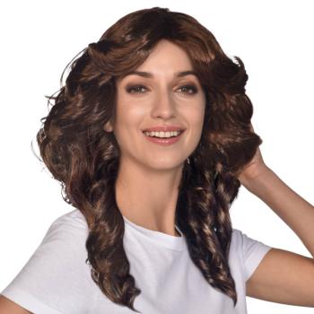 PERRUQUE FEMME 70'S BRUNE