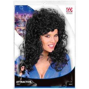 PERRUQUE ATTRACTIVE BOUCLEE NOIRE