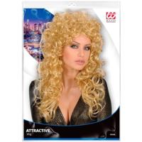 PERRUQUE ATTRACTIVE BOUCLEE BLONDE