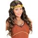 PERRUQUE HIPPIE AVEC BANDEAU FLEURS