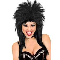 PERRUQUE ROCK STAR PUNK NOIRE