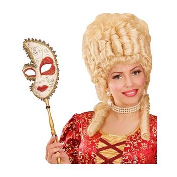 MASQUE MARQUISE DE SADE DE LUXE AVEC BATON
