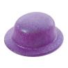 CHAPEAU MELON PAILLETTE VIOLET