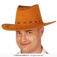 CHAPEAU DE COWBOY MARRON