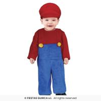 COSTUME BEBE PLOMBIER ROUGE T.18-24 MOIS
