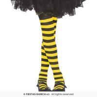 COLLANTS ENFANT JAUNE RAYES