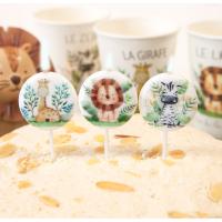 BOUGIE ANIMAUX DE LA SAVANE X3