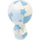 OURSON GARCON DANS MONGOLFIERE EN RESINE 3.5X3.5X6CM