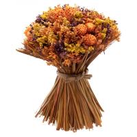 BOUQUET DE TABLE AUTOMNAL DIAM 17 X HT 23,5CM 