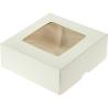 BOITE A GATEAU AVEC FENETRE 13X5 BLANCHE X1