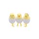 POUSSIN JAUNE DANS COQUILLE H.9CM