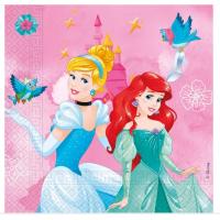 SERVIETTE 3 PLIS 33X33CM PRINCESS LIVE X20