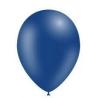 BALLON LATEX METAL BLEU MARINE 25CM X12