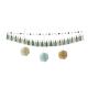 STARTER PACK VERT (guirlande 2.5m/pompon 30cmx3/guirlande pompon 3m)