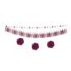 STARTER PACK ROSE (guirlande 2.5m/pompon 30cmx3/guirlande pompon 3m)
