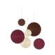 ROSACE A SUSPENDRE MOKA X6 (40cm/30cm/20cm)