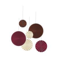 ROSACE A SUSPENDRE MOKA X6 (40cm/30cm/20cm)