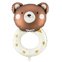 BALLON ALU HOCHET OURS 45X67CM