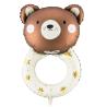 BALLON ALU HOCHET OURS 45X67CM