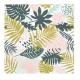 SERVIETTES ALOHA FEUILLES 33X33CM X20