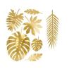 DECORATION ALOHA FEUILLE DORE 21 PIECES
