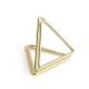 PORTE CARTE TRIANGLE OR 2.3CM X10