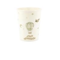 GOBELET DANS LES NUAGES TAUPE ET AMANDE 255ML X6
