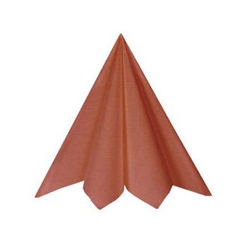 SERVIETTES ETERNITY AIRLAID 40X40CM X20 TERRACOTTA