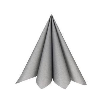 SERVIETTES ETERNITY AIRLAID 40X40CM X20 ARGENT