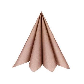 SERVIETTES ETERNITY AIRLAID 40X40CM X20 ROSE GOLD
