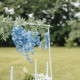 GUIRLANDE DE GLYCINE TOMBANTE BLEU ET FEUILLAGE 1.80M