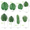 FEUILLES TROPICALES ARTIFICIELLES X44