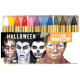 BOITE DE 12 CRAYONS GRAS COLORIS ASS HALLOWEEN