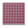 SERVIETTES OUATE 38X38CM VICHY ROUGE X40