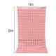 RIDEAU FOIL A CARRE ROSE GOLD 200X100CM