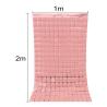 RIDEAU FOIL A CARRE ROSE GOLD 200X100CM