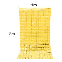 RIDEAU FOIL A CARRE OR 200X100CM