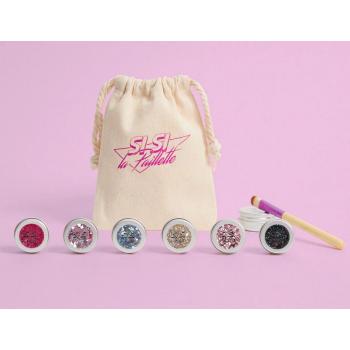 KIT PAILLETE APHRODITE (6 pots 5ml+baume+pinceau)