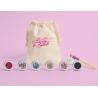 KIT PAILLETE APHRODITE (6 pots 5ml+baume+pinceau)