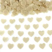 CANON A CONFETTIS PAPIER COEURS IVOIRES 40CM