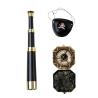 SET 3 ACCESSOIRES PIRATE (longue vue/boussole/cache oeil)