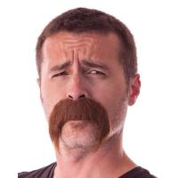 MOUSTACHE KEKE MARRON
