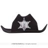 CHAPEAU SHERIF ENFANT FEUTRE NOIR 